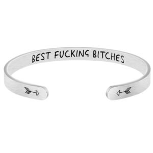 Engravable stainless steel bracelets, the best gift for mom